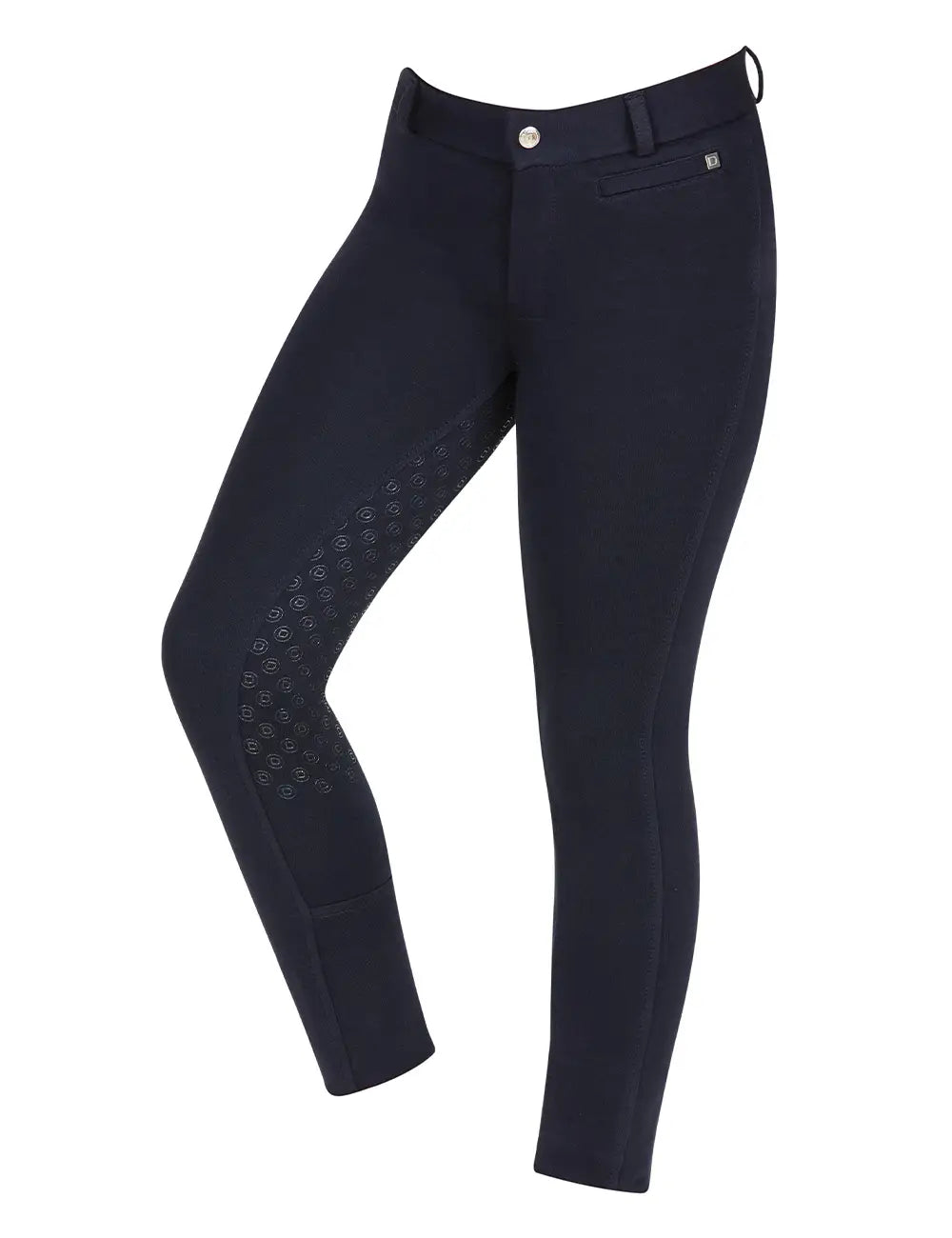 Supa-Fit Zip Up Gel Full Seat Jodhpurs, NAVY, LADIES 6/24"