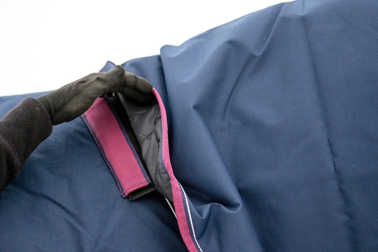 WAHLSTEN RAIN 600D + 100G, NECKPIECE FOR TURNOUT RUG, NAVY