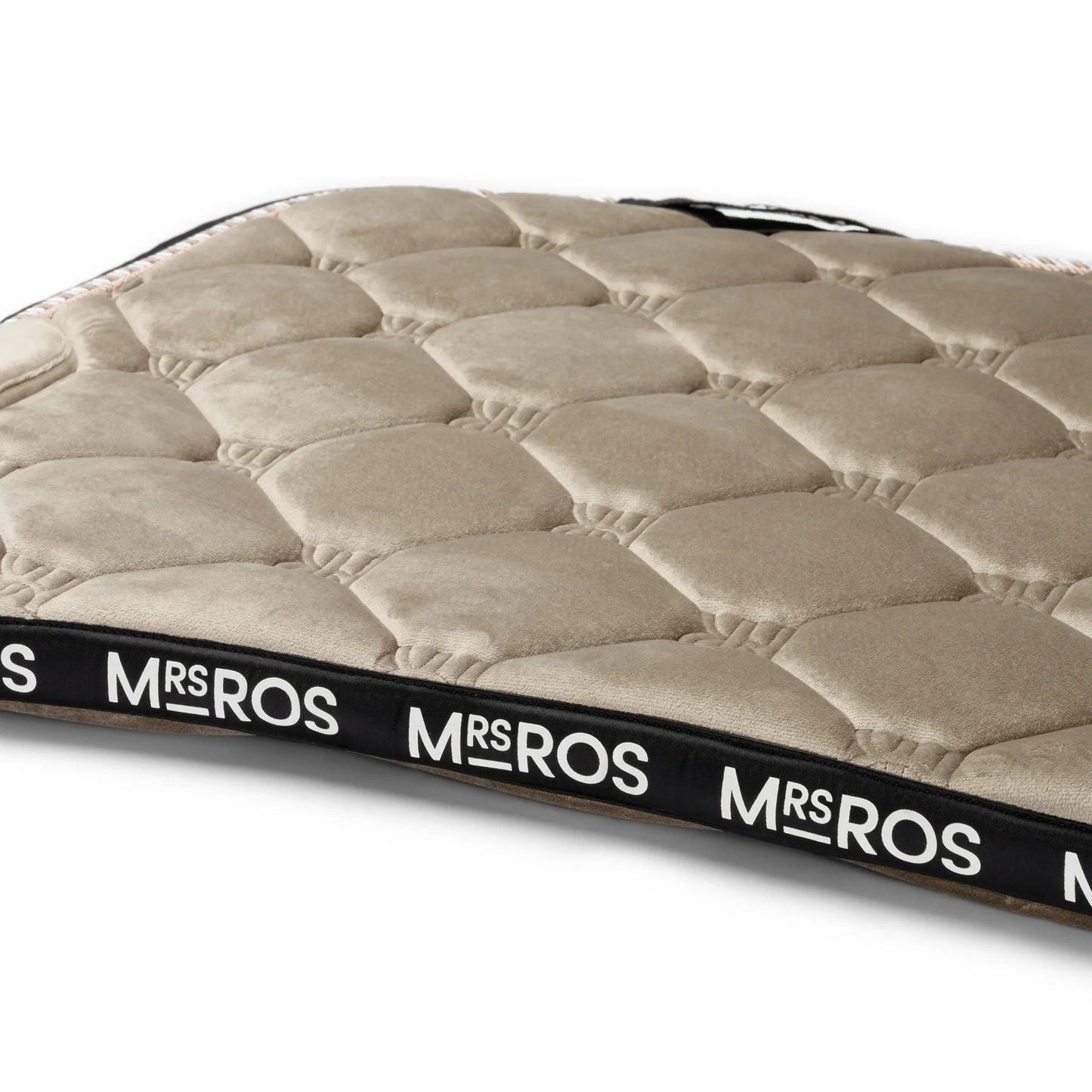 CHARMER DRESSAGE SADDLE PAD, TAUPE VELVET, FULL