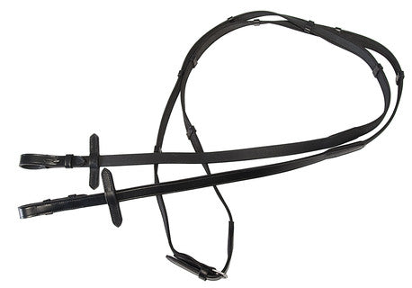 WAHLSTEN ANTI SLIP REINS, BLACK, FULL