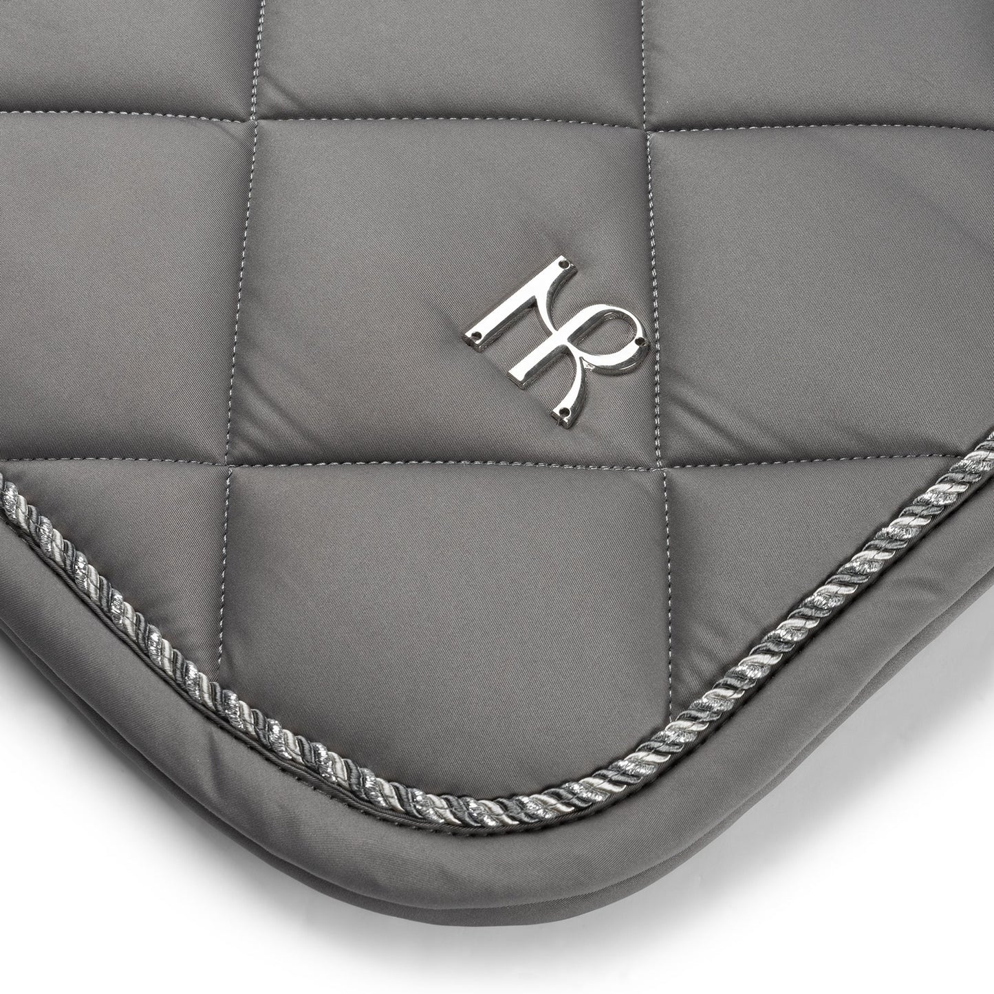 ICONIC CLOSE CONTACT JUMP SADDLE PAD, TOPPING GREY, FULL