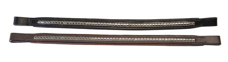 SILVER CLINCHER BROWBAND, COB, Brown