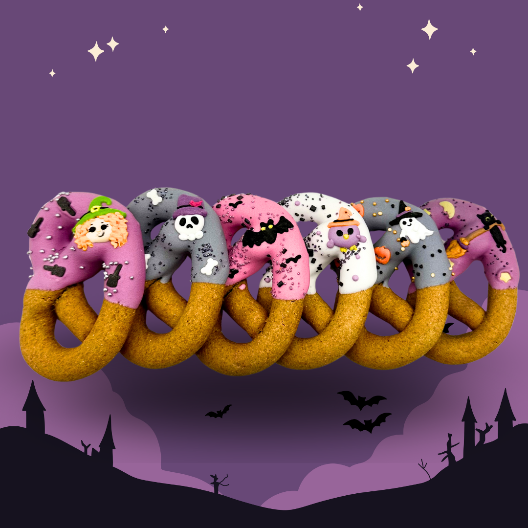 CANDY HORSE PRETZELS WITH ICING, HALLOWEEN COLLECTION