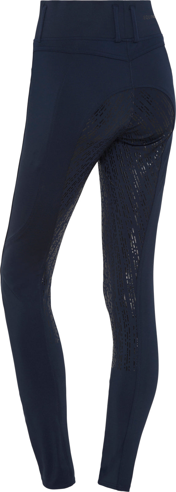 Equipage Kalea riding tights with full grip, blue, Navy, L