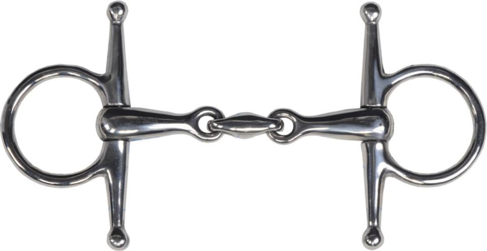 HorseGuard Full cheek bit w/drop 14 mm L115 mm