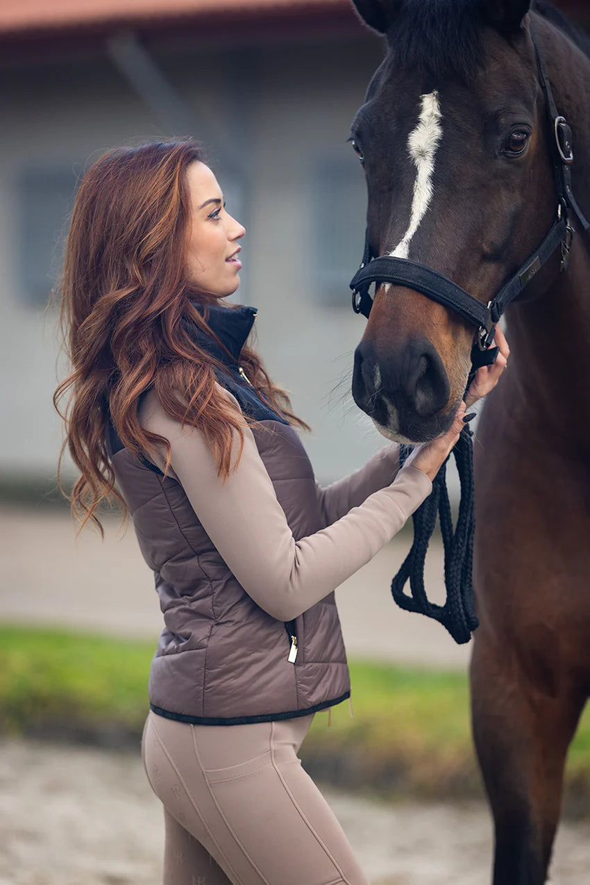 MRS. ROS SOFTSHELL LOGO TRAINING JACKET TAUPE - AUTUMN CRUSH, XS