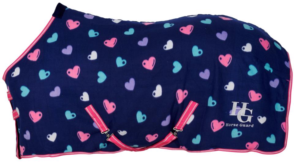 HG Lucky heart fleece rug