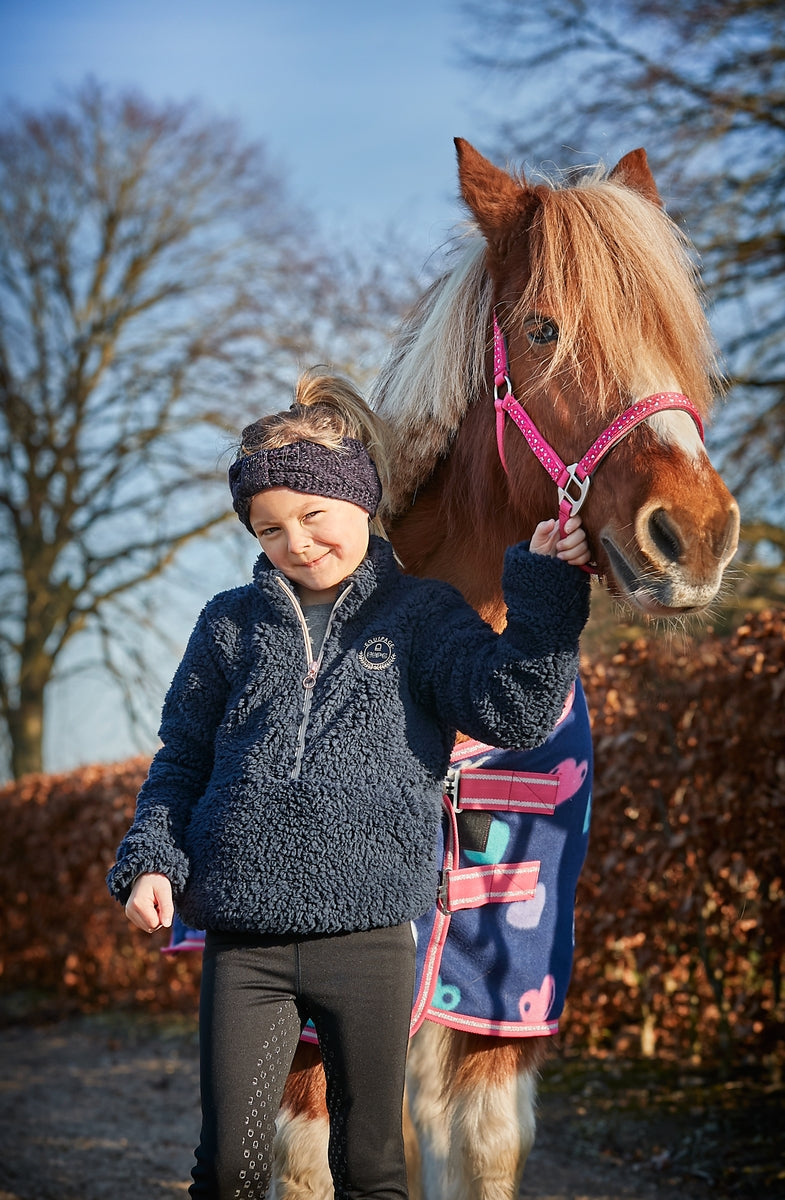 HG Lucky heart fleece rug