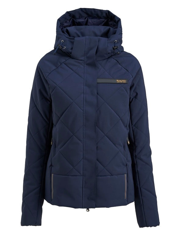 WAHLSTEN CITRINE WOMEN'S WINTER COAT, DARK BLUE, 40