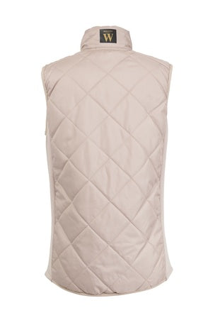 WAHLSTEN GEDLENA WOMEN'S HYBRID VEST, SAND