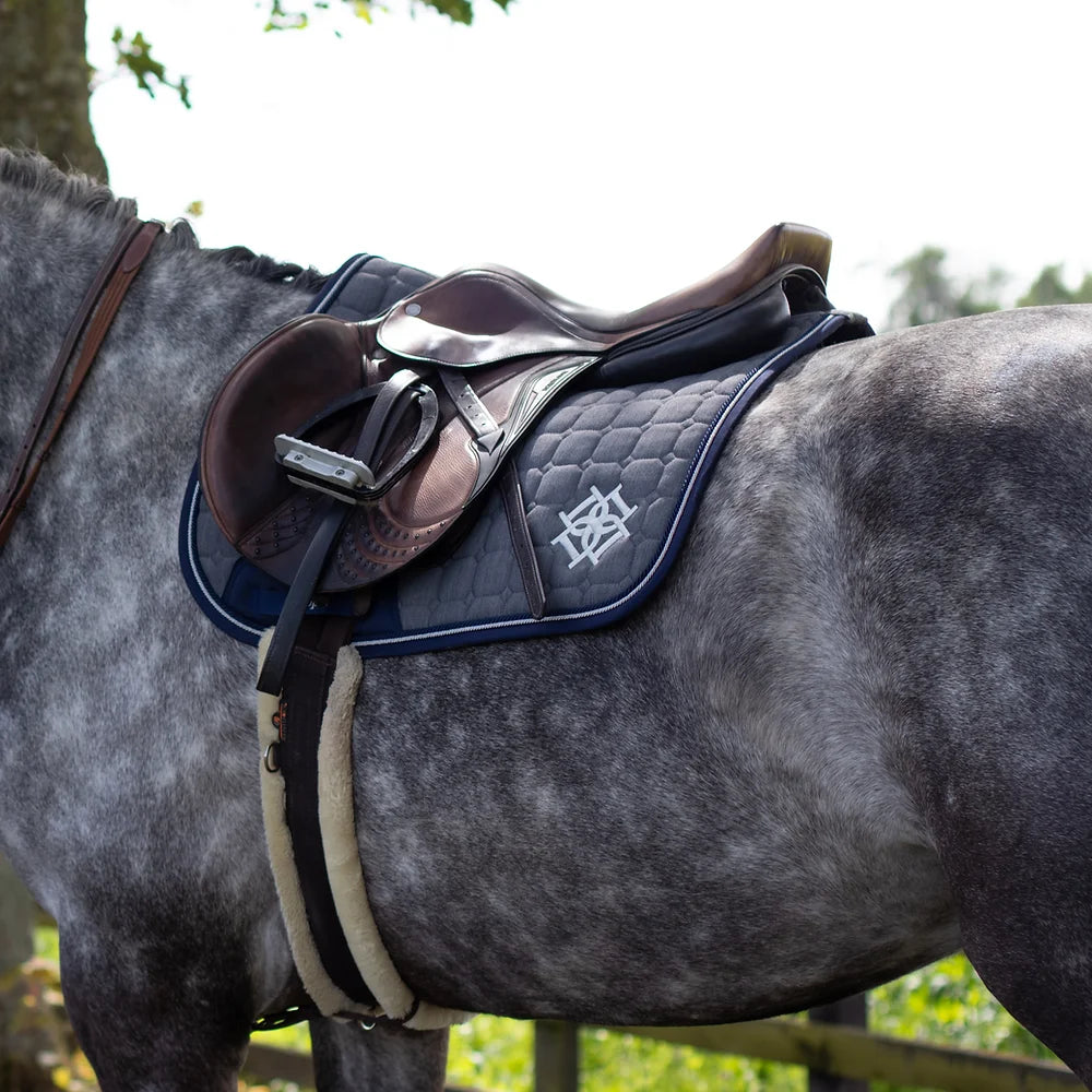 Grey Melange Saddle Pad