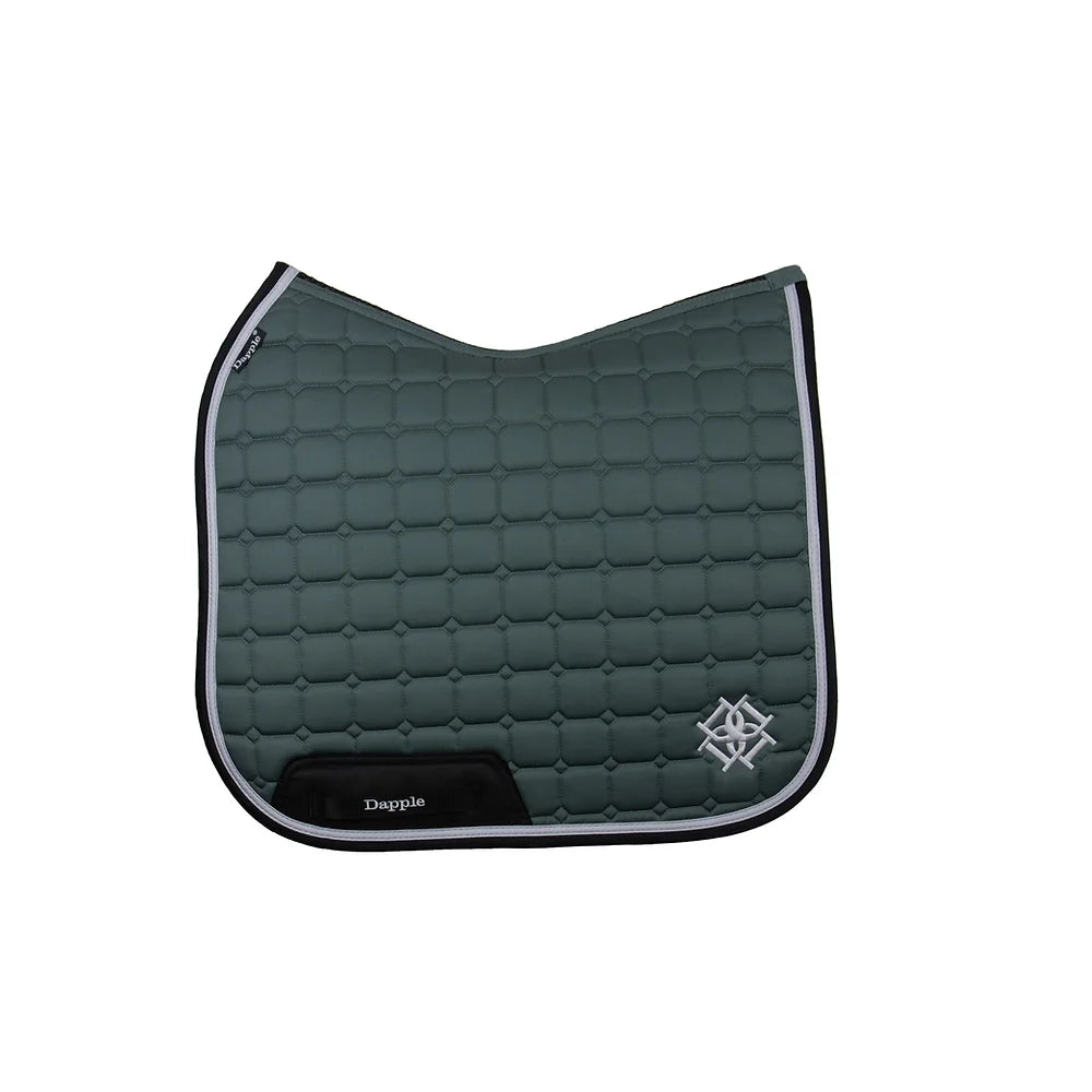 Dapple Pine Saddle Pad with Grey piping
