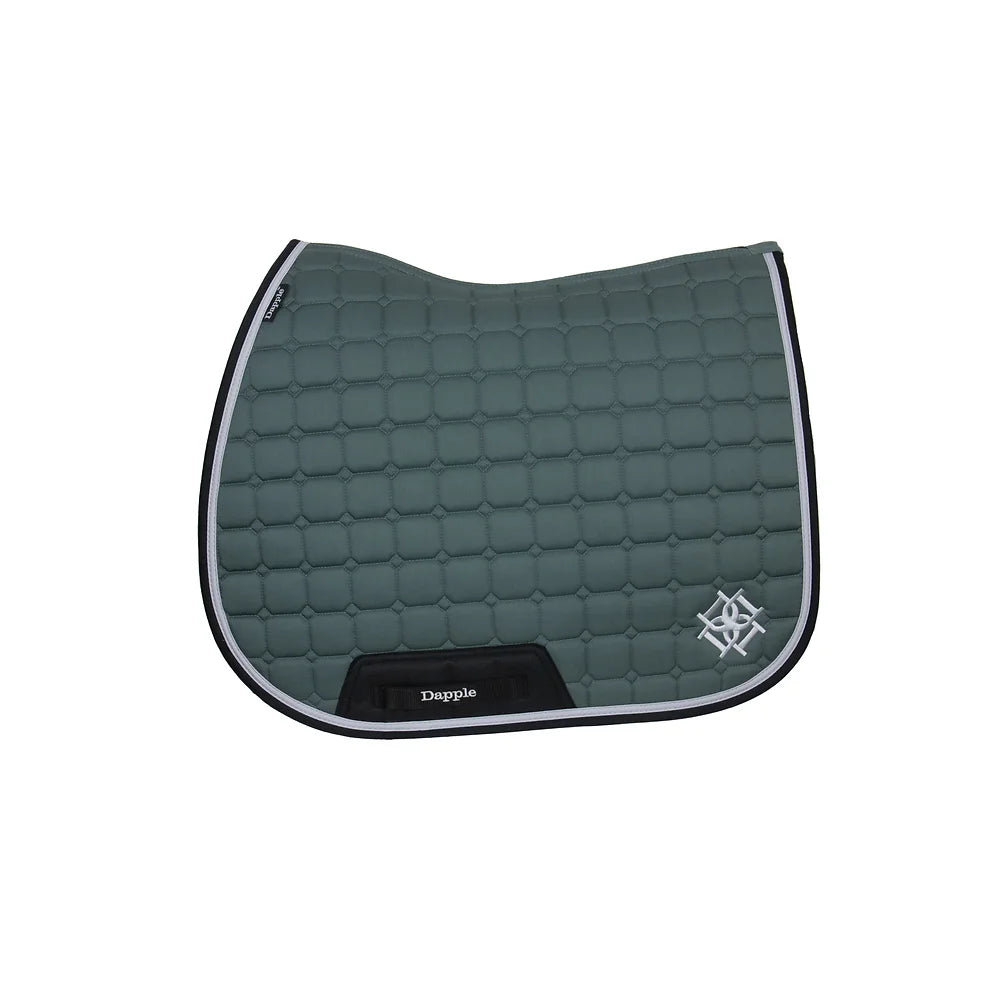 Dapple Pine Saddle Pad with Grey piping