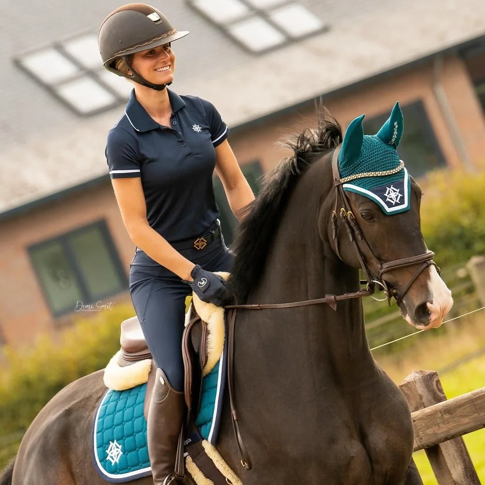 Dapple Teal Green Saddle Pad