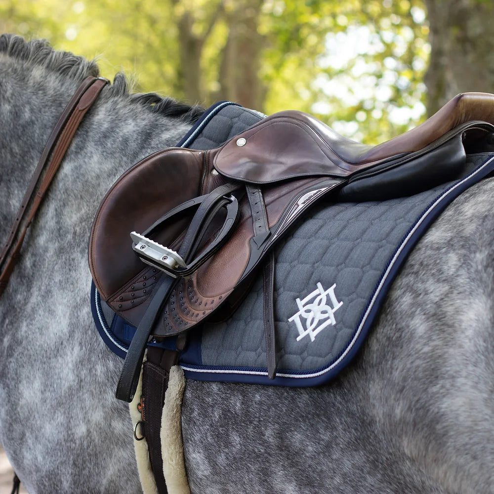 Grey Melange Saddle Pad