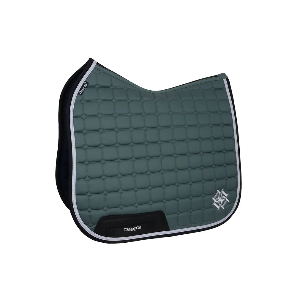 Dapple Pine Saddle Pad with Grey piping