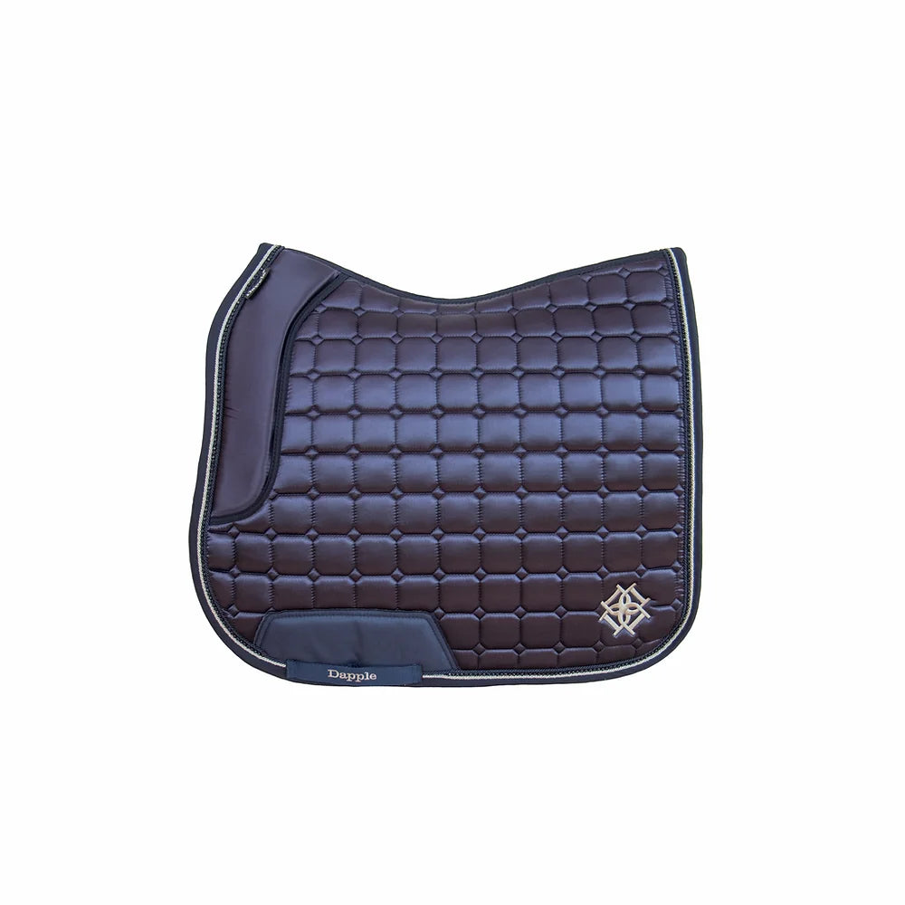 Dapple Oxford Blue Diamanté Saddle Pad