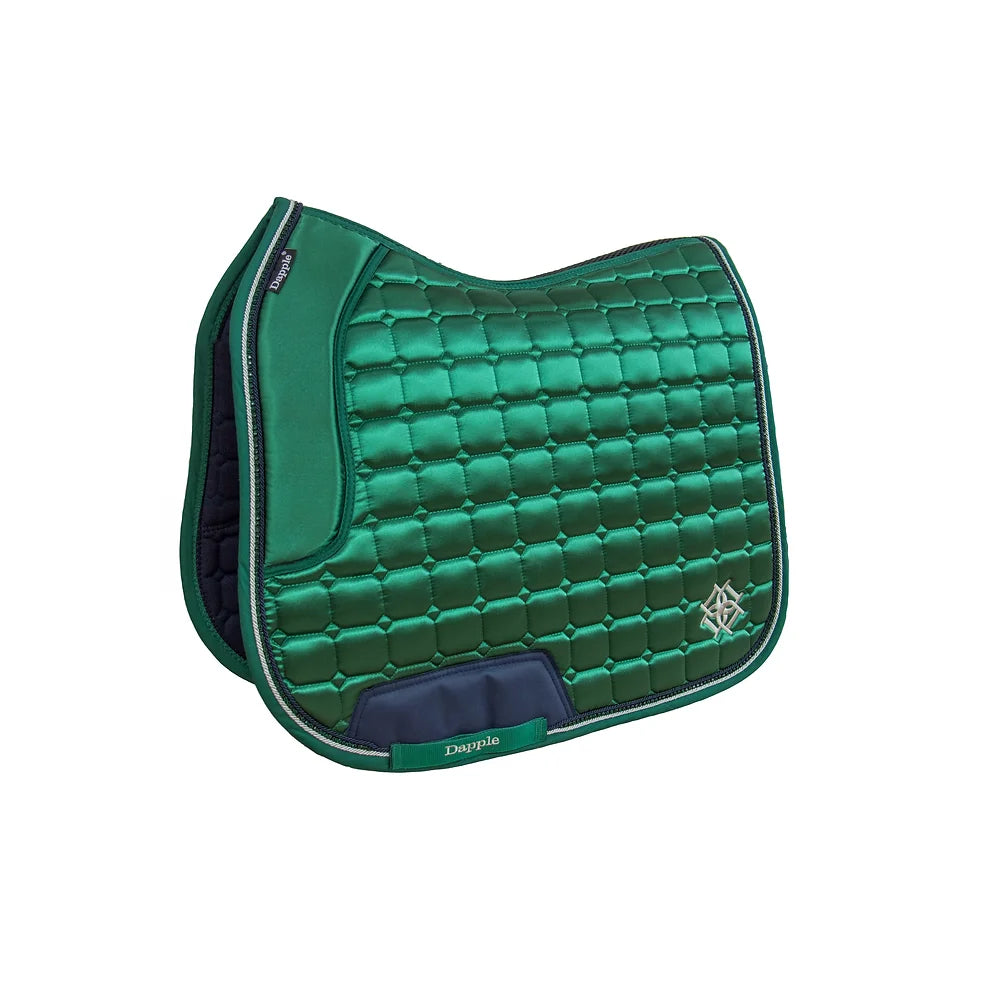 Dapple Emerald Green Diamanté Saddle Pad