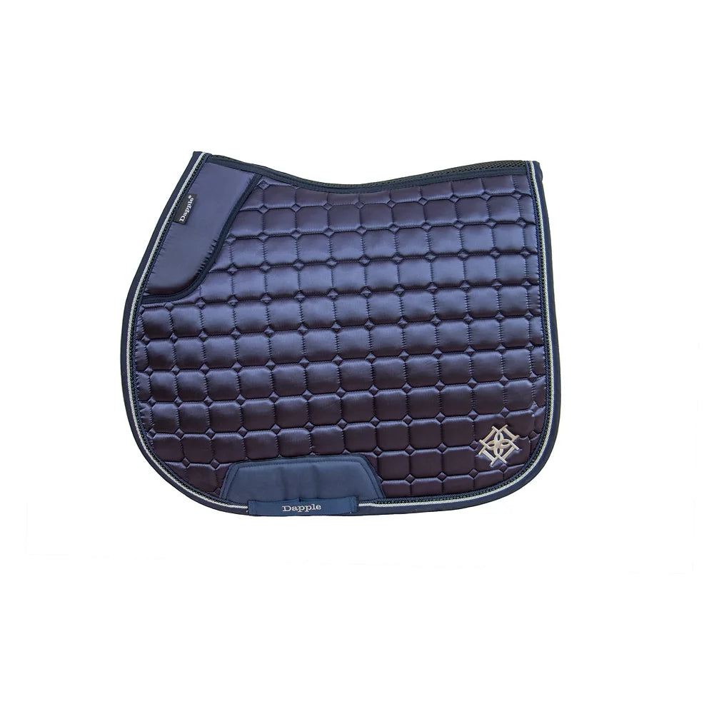 Dapple Oxford Blue Diamanté Saddle Pad