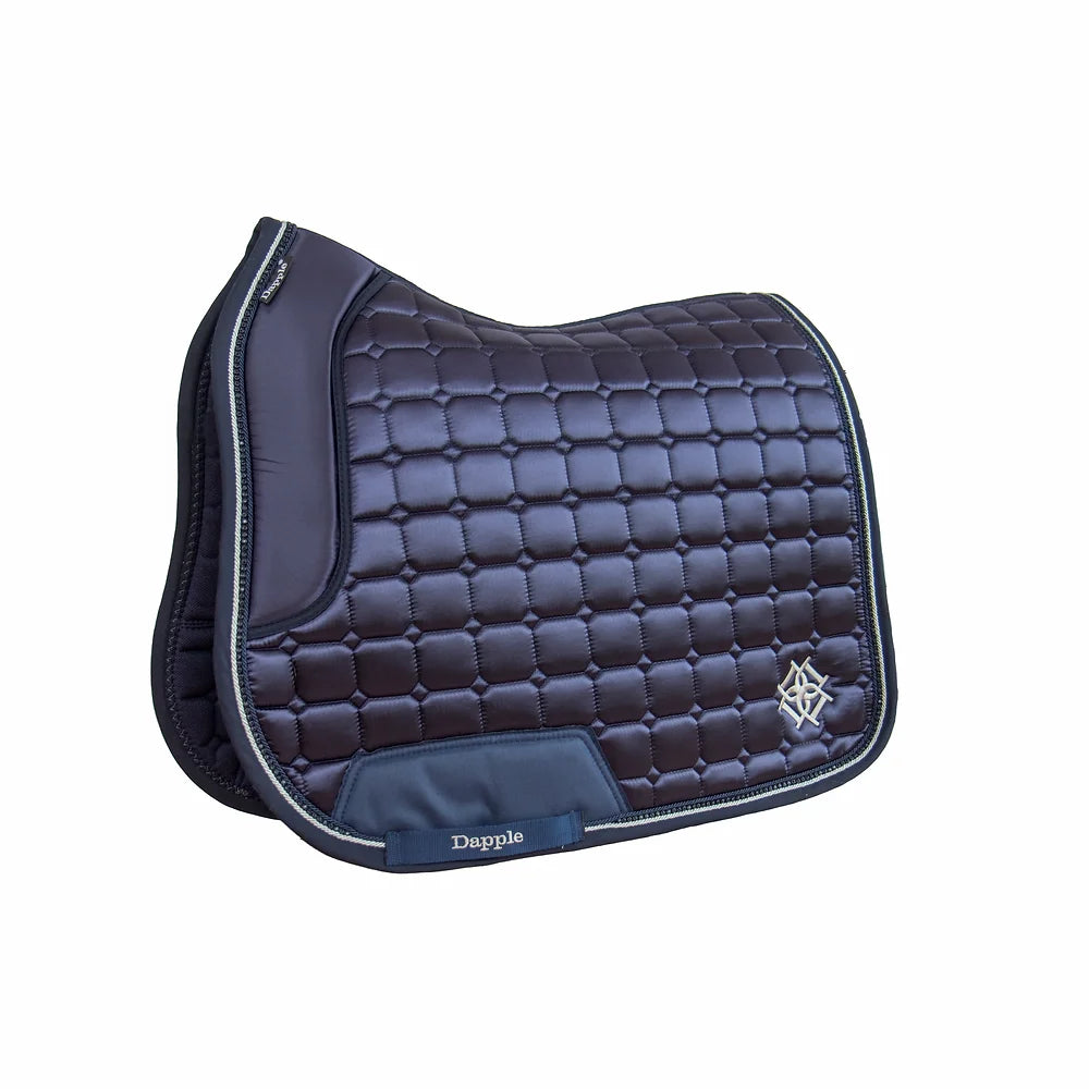 Dapple Oxford Blue Diamanté Saddle Pad
