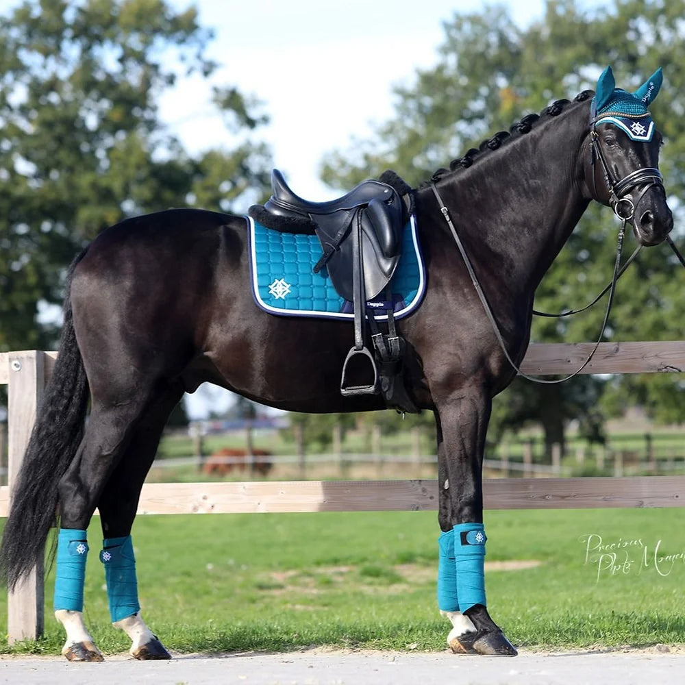 Dapple Teal Green Saddle Pad