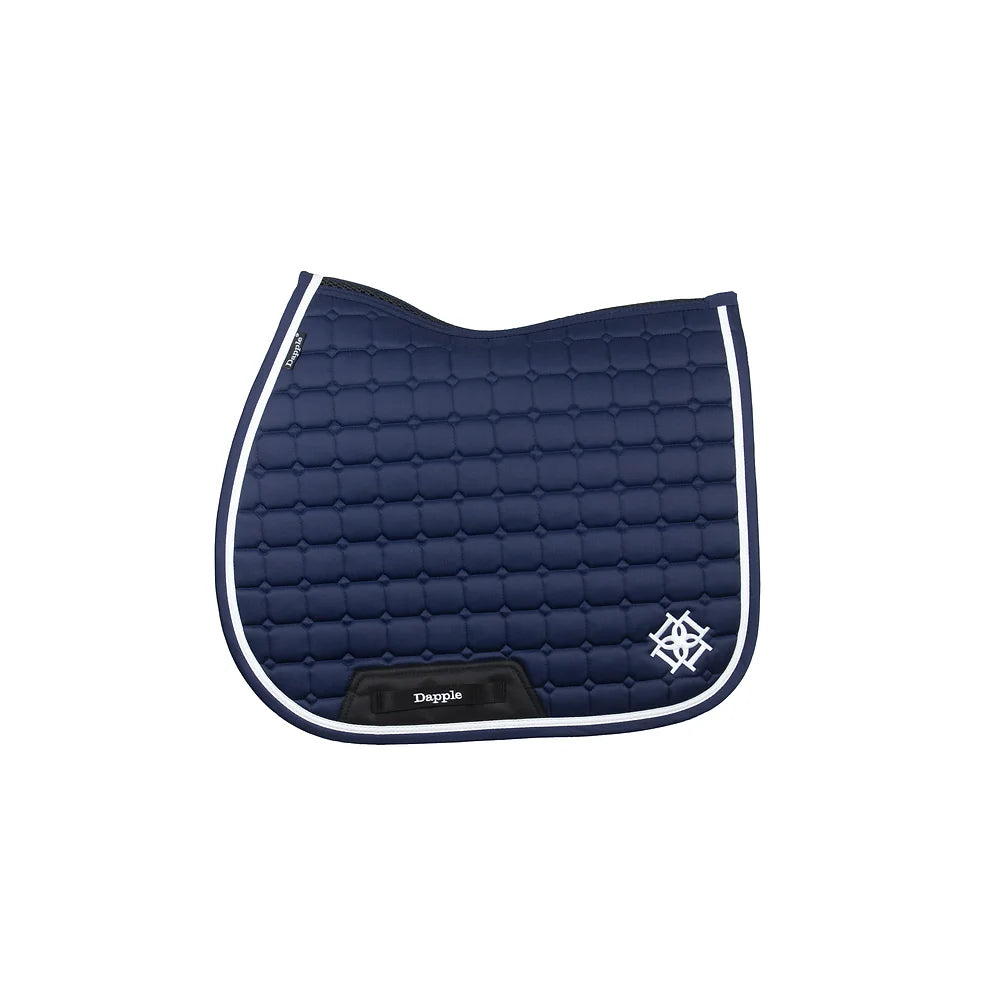 Dapple Navy & White Saddle Pad