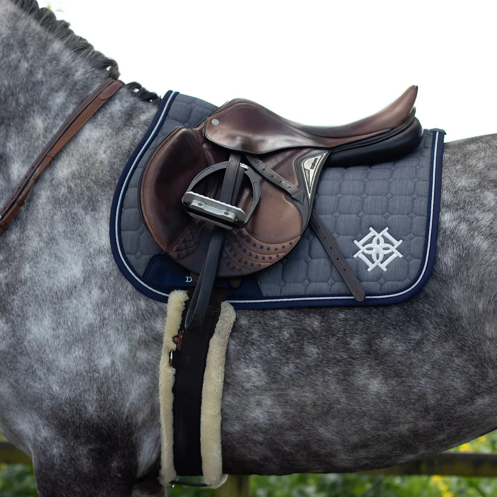 Grey Melange Saddle Pad