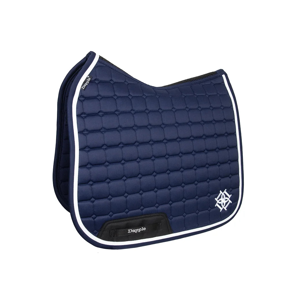 Dapple Navy & White Saddle Pad