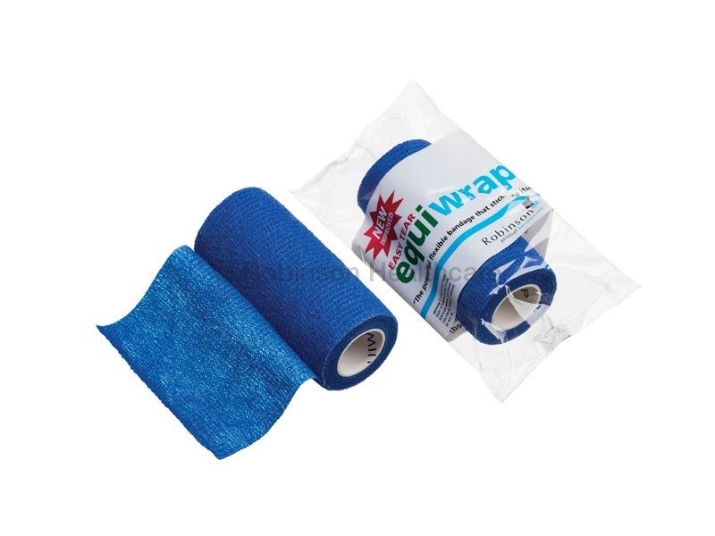 EQUIWRAP COHESIVE BANDAGE, 10CM X 4,5M, BLUE