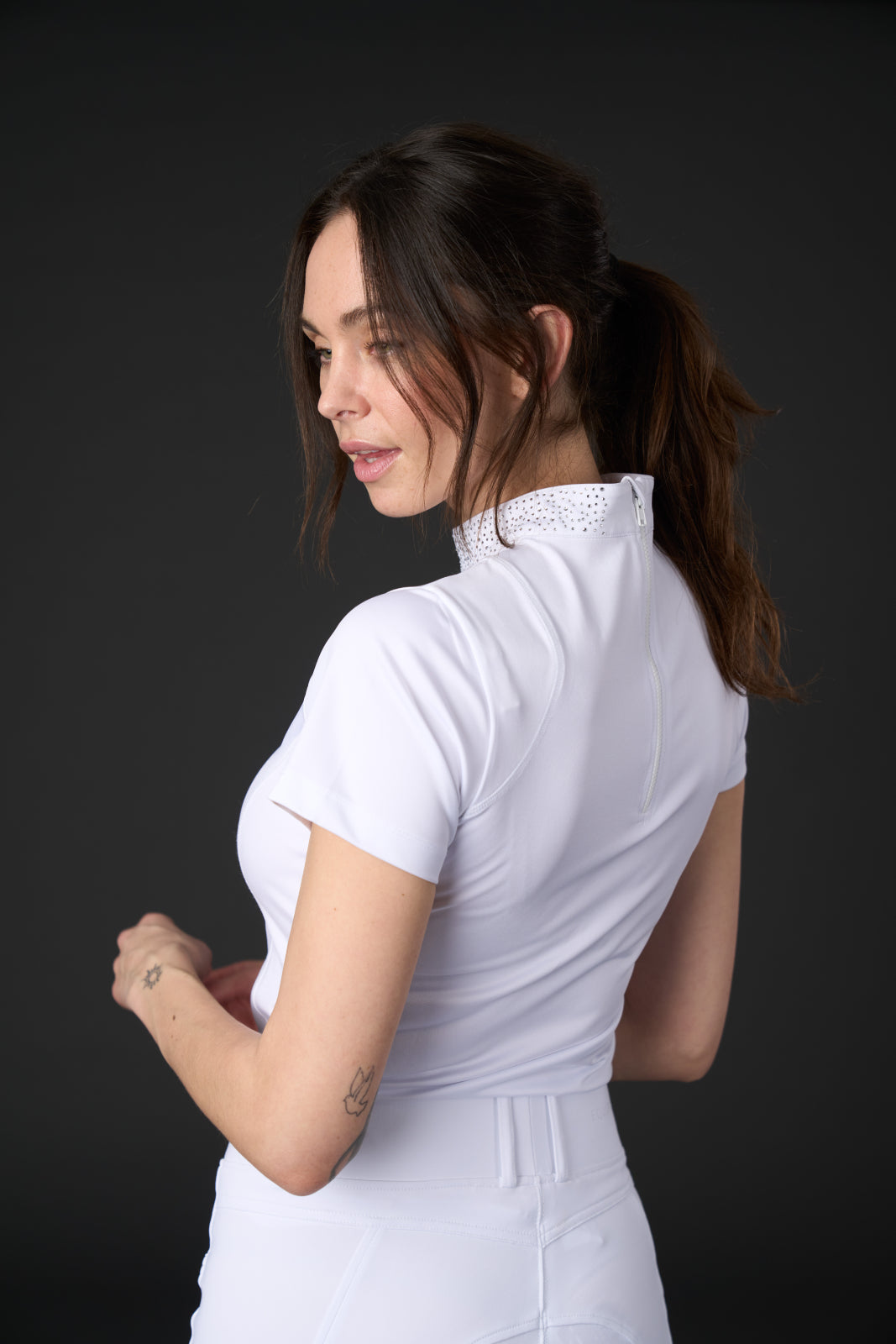 EQ Tessa SS showshirt White