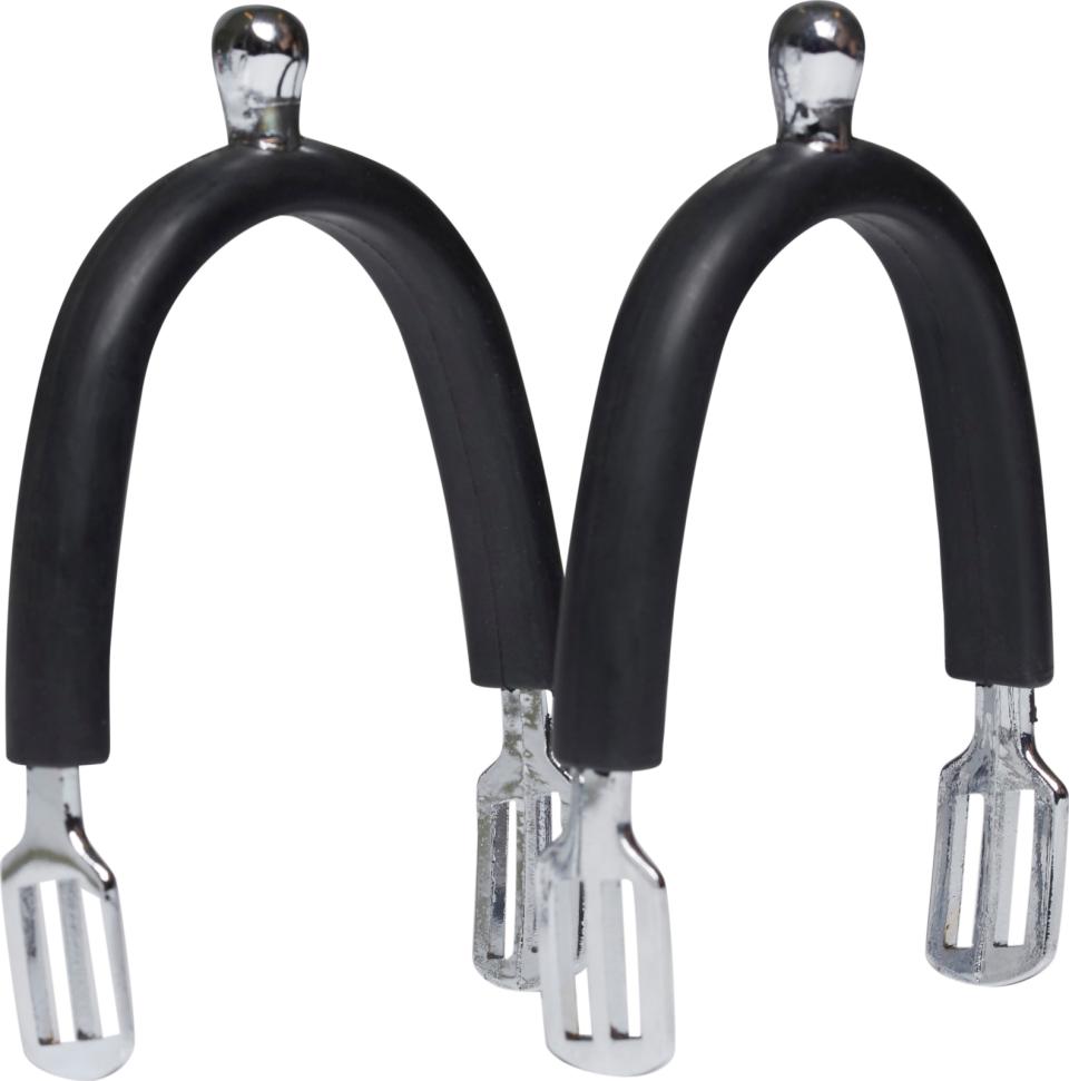 Equipage Spurs rubbercovered with straps - Kids