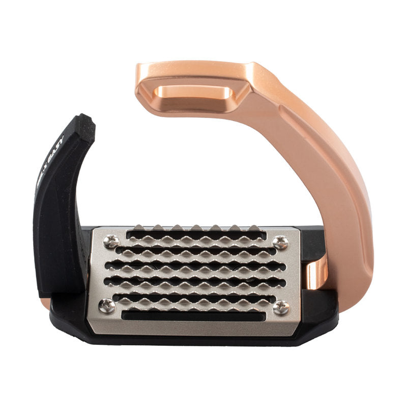 ACAVALLO REL-X EASY STIRRUPS, ROSE GOLD