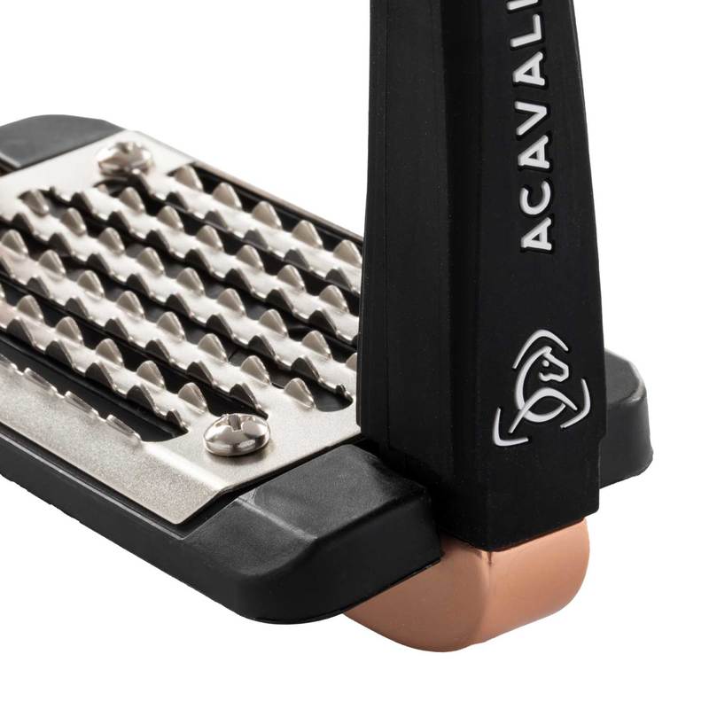 ACAVALLO REL-X EASY STIRRUPS, ROSE GOLD