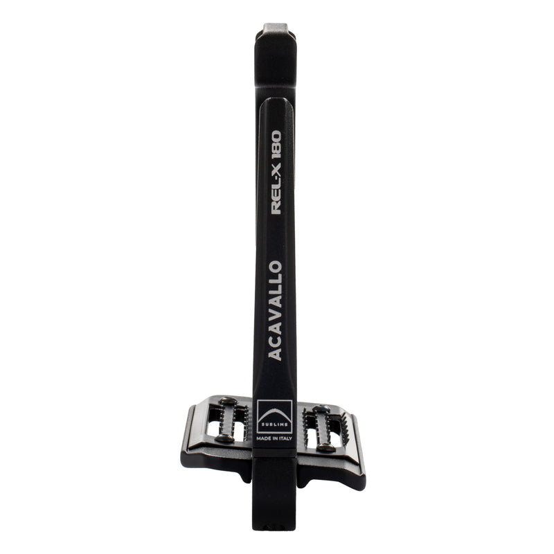 ACAVALLO REL-X 180 STIRRUPS, BLACK-BLACK