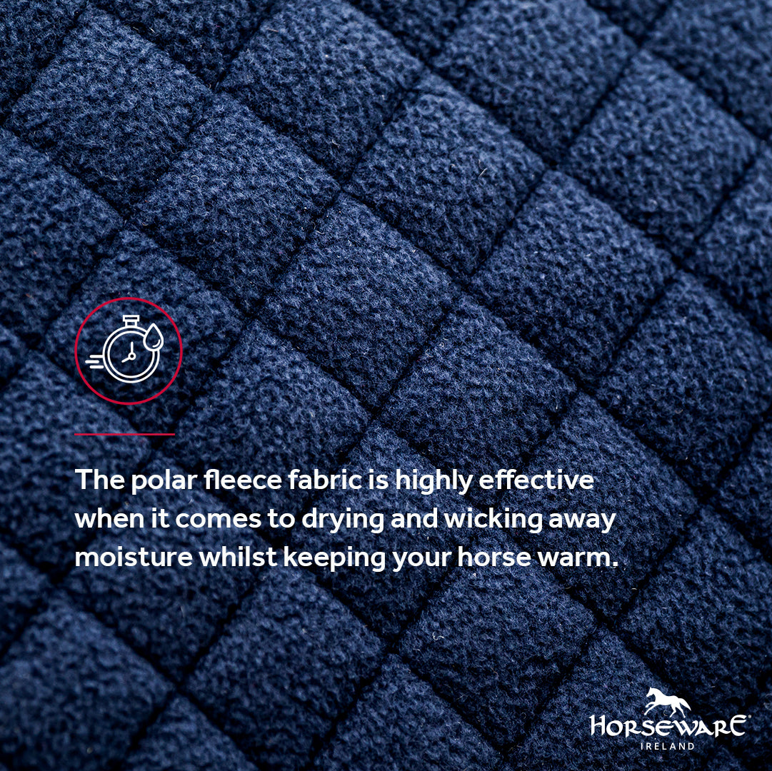 Horseware® Autumn Cooler (50g Light), Navy/Navy & Silver, 155 cm