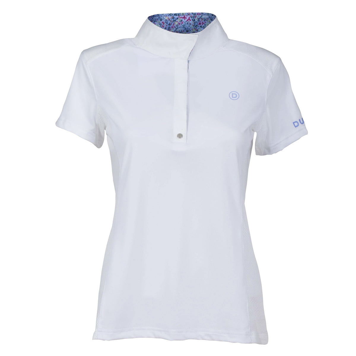DUBLIN ANDREA SHORT SLEEVE COMPETITION PRINTED INNER COLLAR SHIRT