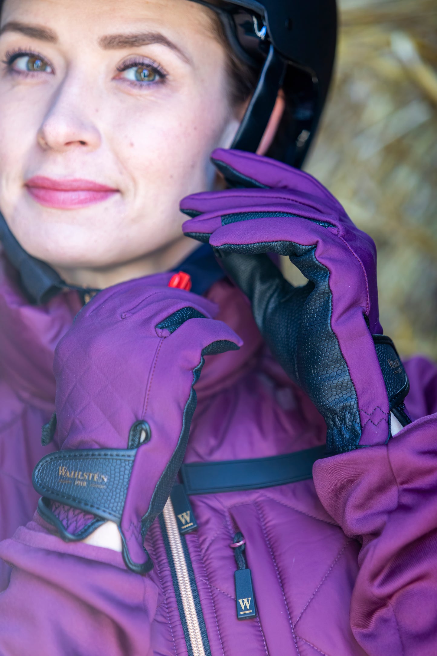 WAHLSTEN SARAH SOFTSHELL RIDING GLOVES