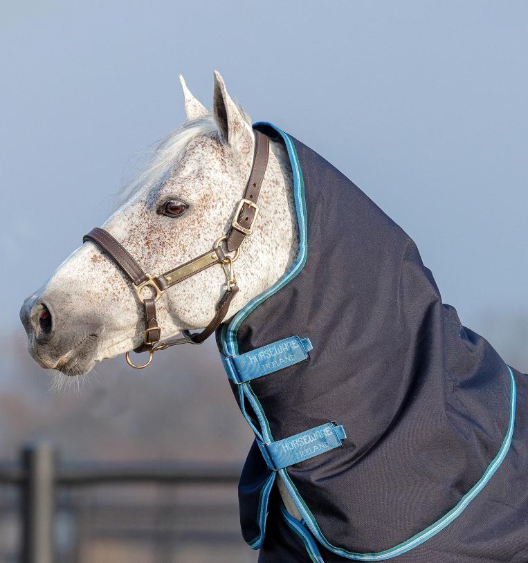 Amigo® Bravo 12 Original Hood (150g Light), Navy/Turquoise, Aqua & Blue