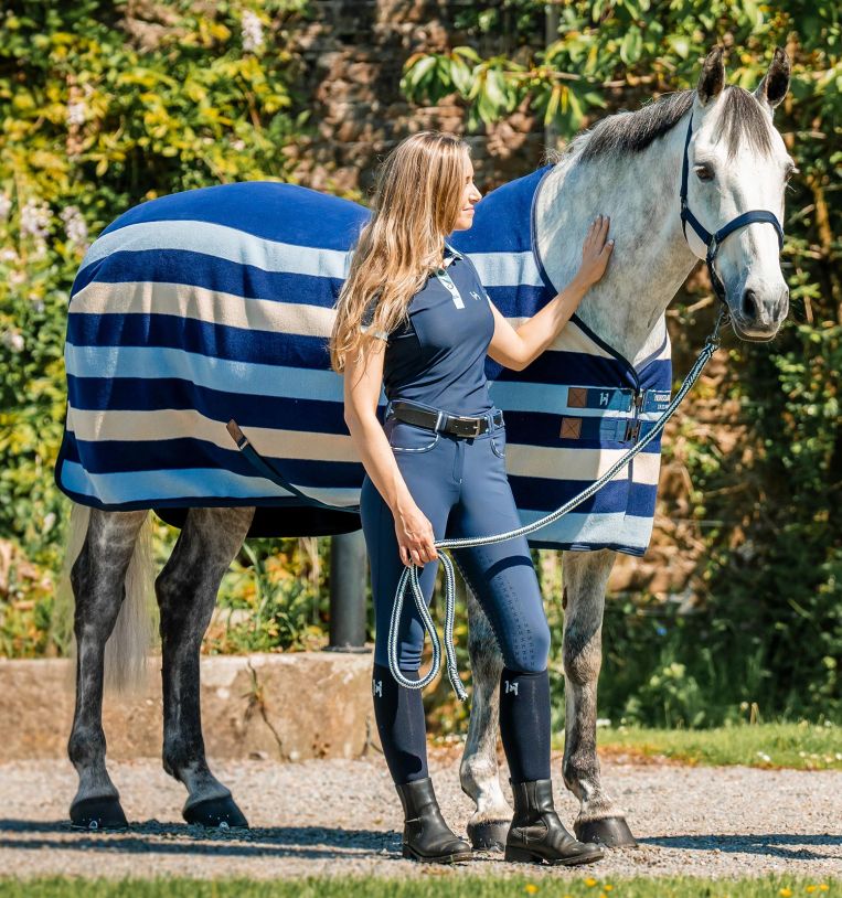 Horseware Newmarket Fleece Cooler, Witney Navy