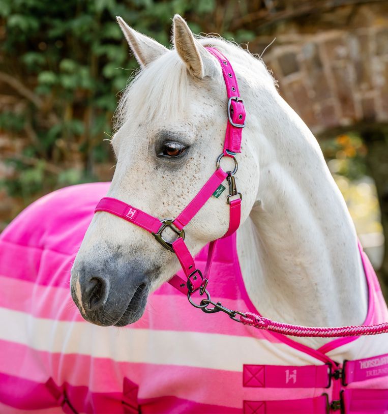 Horseware Newmarket Fleece Cooler, Witney Pink, 165cm (7'3")