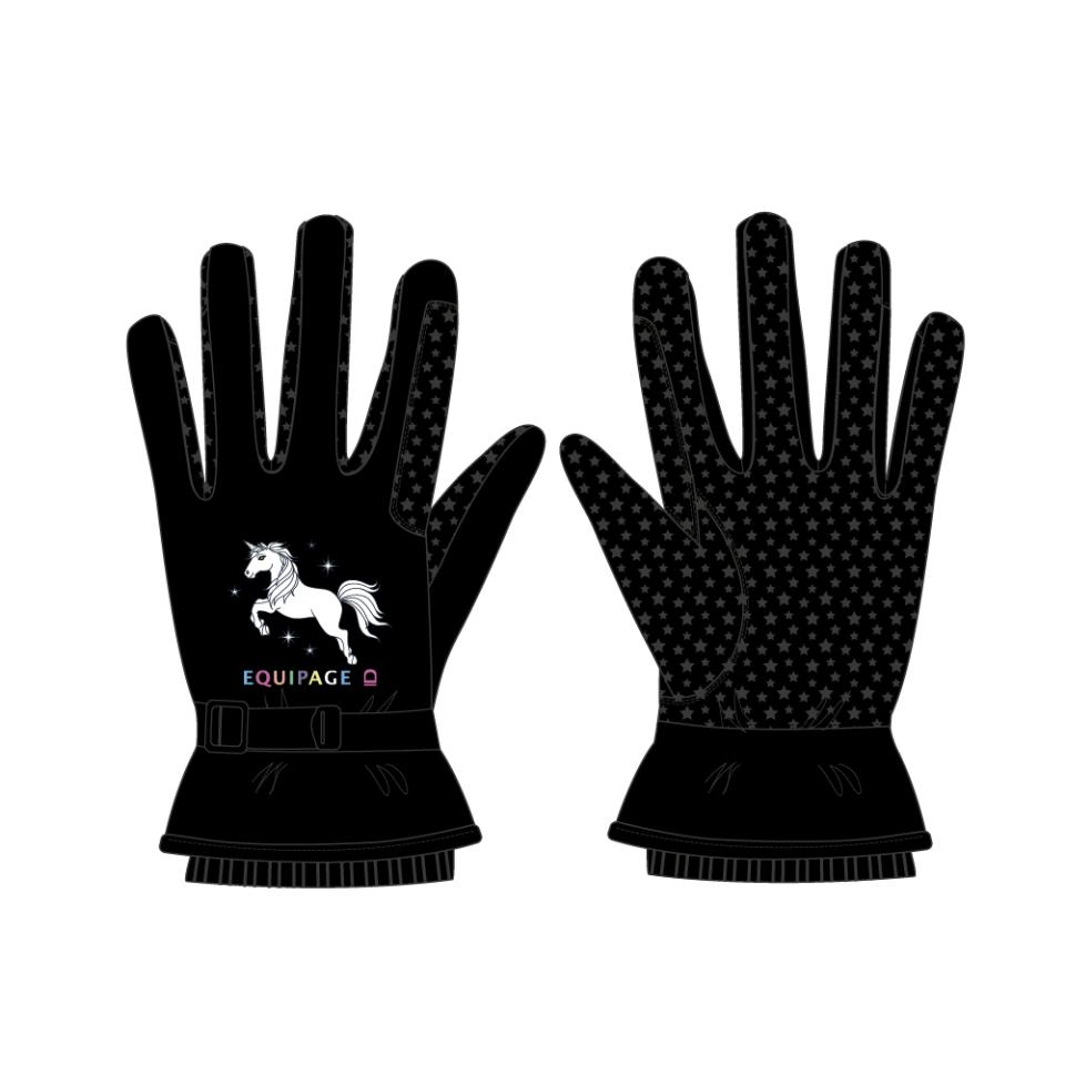 Equipage Siri winter riding gloves for kids, 8-10 years