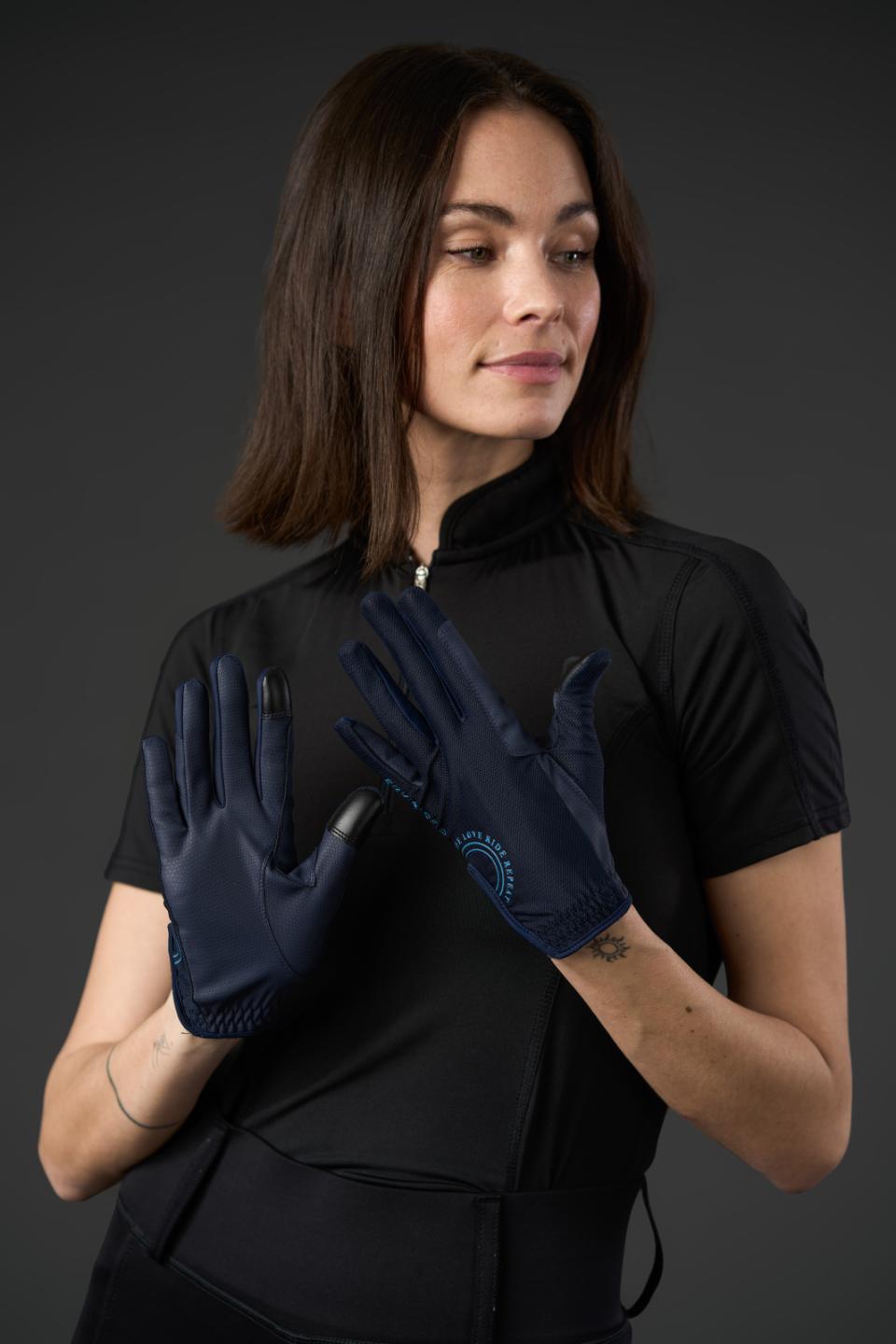 Equipage Terina mesh riding gloves