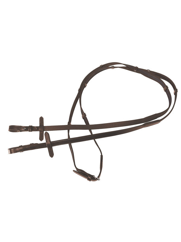 WAHLSTEN ANTI SLIP REINS, Brown, FULL