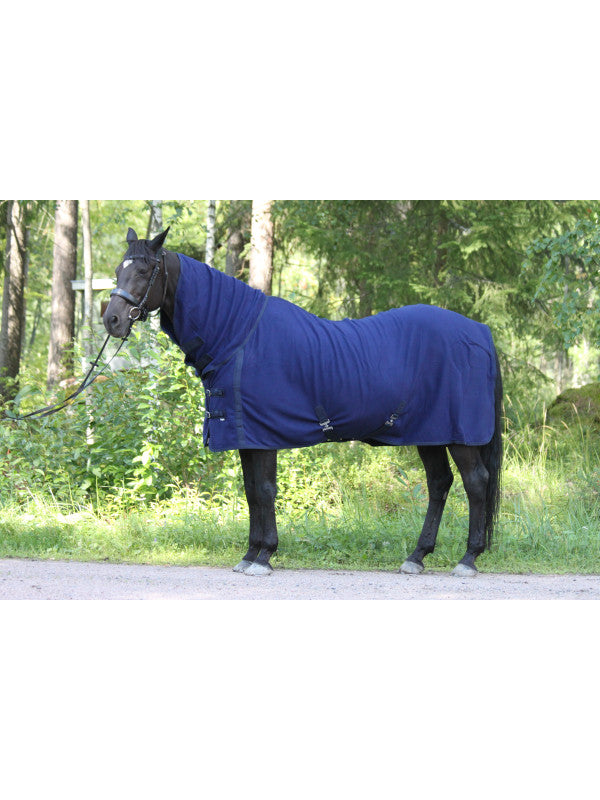 WAHLSTEN FULLNECK FLEECE BLANKET, NAVY