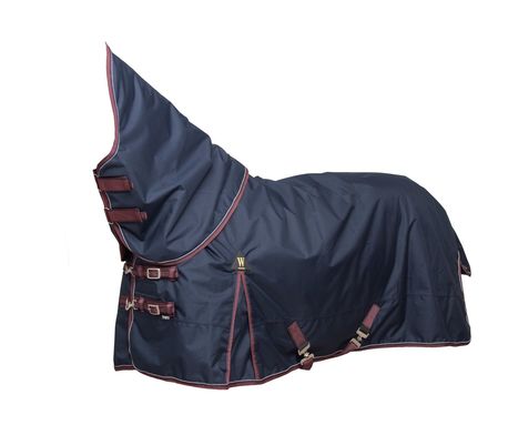WAHLSTEN RAIN 600D + 100G, NECKPIECE FOR TURNOUT RUG, NAVY