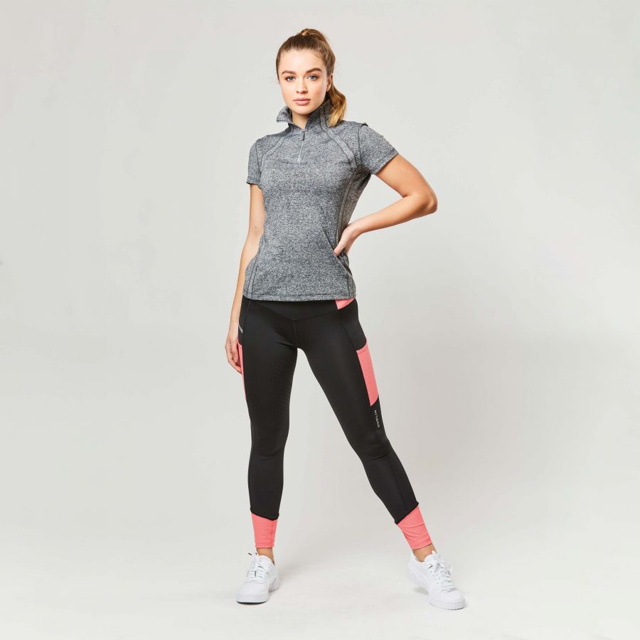 DUBLIN POWER PERFORMANCE MID RISE COLOUR BLOCK TIGHTS