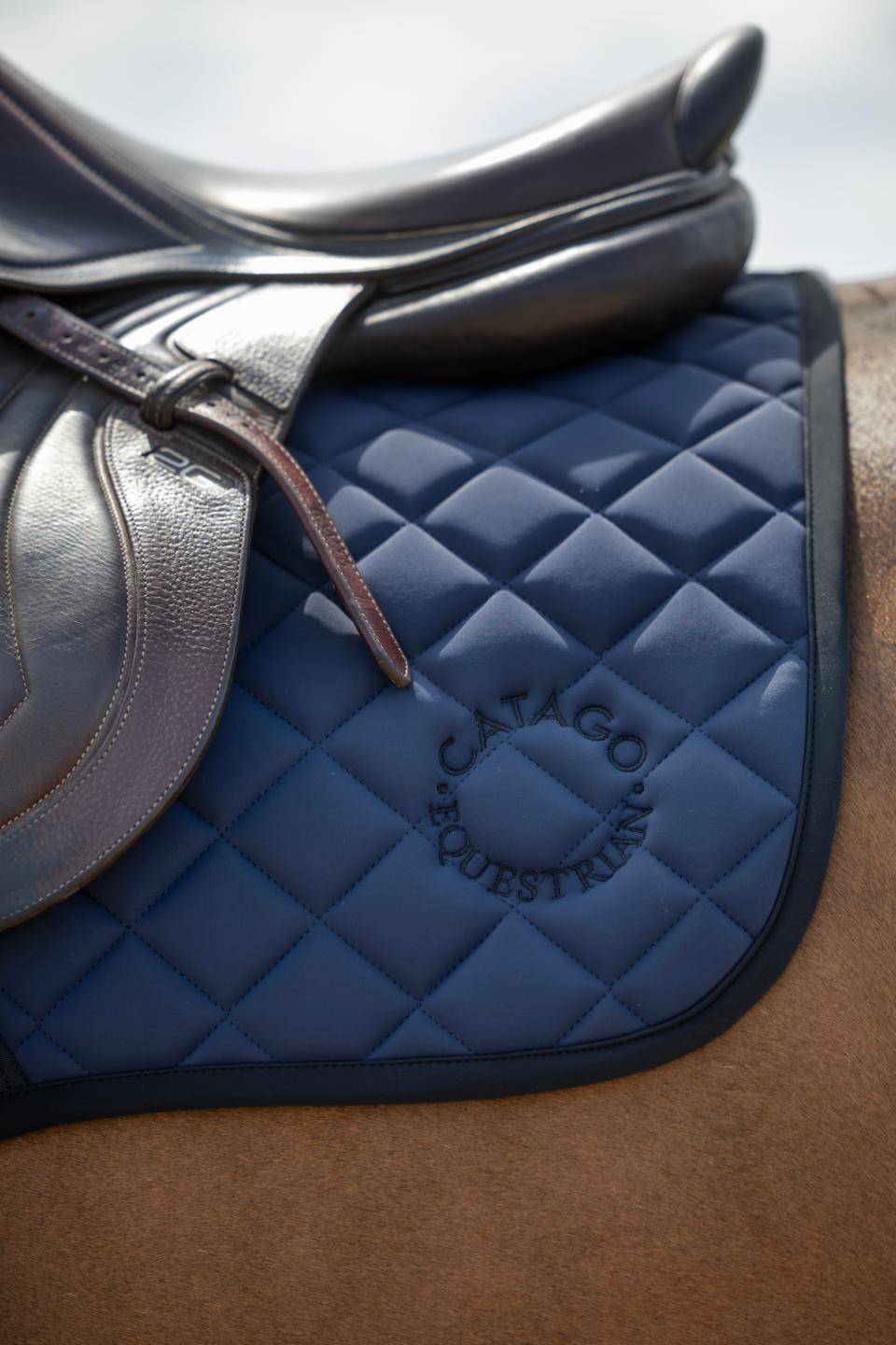 Catago FIR-Tech Grand 2.0 saddle pad, jumping, Navy, FULL