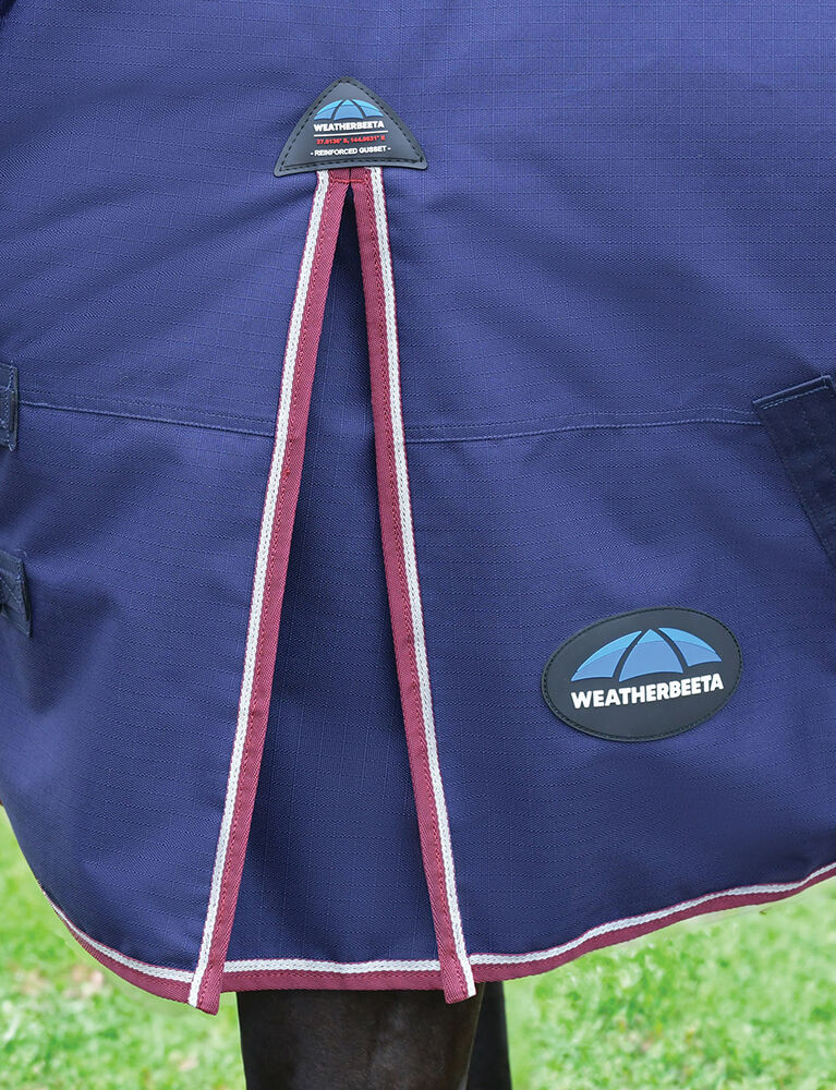 WEATHERBEETA COMFITEC ESSENTIAL TURNOUT 50G NAVY/BURGUNDY, 155 cm