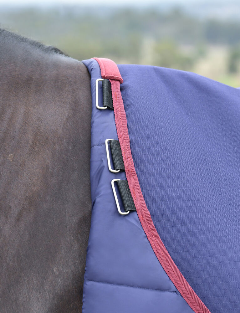 WEATHERBEETA COMFITEC ESSENTIAL TURNOUT 50G NAVY/BURGUNDY, 155 cm