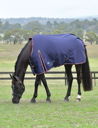 WEATHERBEETA COMFITEC ESSENTIAL TURNOUT 50G NAVY/BURGUNDY, 155 cm